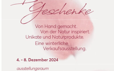 Ausstellung „Besondere Geschenke“ 4.12. – 8.12.2024